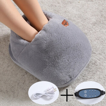 彩虹暖脚宝暖脚宝加热充电电热取暖器神器冬天保暖捂脚垫电暖鞋办公室