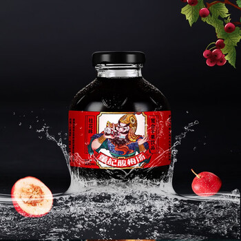 董记桂花玫瑰酸梅汤300g/瓶玻璃瓶装 两种口味解渴解腻解辣饮品 经典