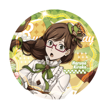 文豪野犬中岛敦二次元周边镭射碎马口铁日谷底徽章谷子 春野绮罗子