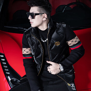 奥圣特(aoshengte)香港潮牌轻奢羽绒服男士欧货酷奇潮流痞帅加厚保暖