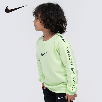 耐克nikenike耐克童装卫衣长袖上衣长袖潮运动小童男童春秋款大童锐利