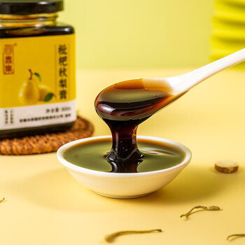 回春集枇杷秋梨膏冰糖雪梨膏糖浆枇杷膏秋梨膏方雪梨润膏 红色