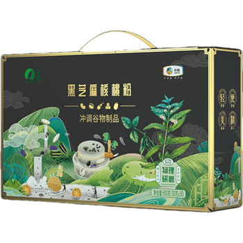 山萃中粮黑芝麻核桃粉礼盒900g冲饮谷物大礼包节日礼品企业团购福利