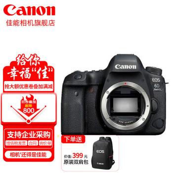 佳能（Canon） 佳能6d2 II 相机 专业全画幅数码单反相机 佳能6D2 单机身拆 官方标配