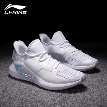 李宁男鞋跑步鞋夏季防滑耐磨网面透气soft羿星系列男子回弹减震跑鞋
