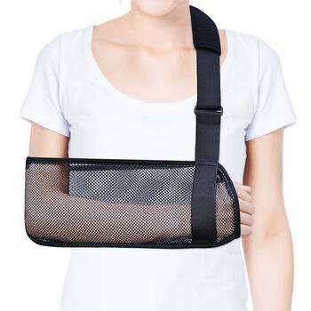 胳膊前臂吊带手臂手腕儿童小孩透气锁骨固定带手护托 【网面透气款】