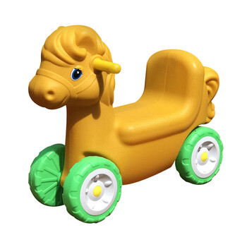 甄萌幼儿园儿童滑行车滑滑车 宝宝学步车卡通动物童车溜溜车咪咪车摇