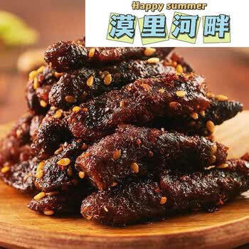 来伊份川香牛肉条500g香辣麻辣牛肉干地道四川特产肉制品川香牛肉条