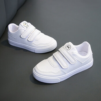 底校园小白鞋儿童节目表演鞋六一表演鞋女男童板鞋春夏秋季天 686白色