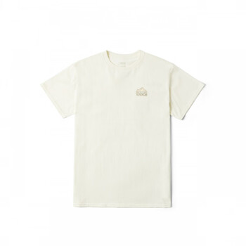 vans范斯官方女子t恤山系徒步粉印花短袖米白色xs