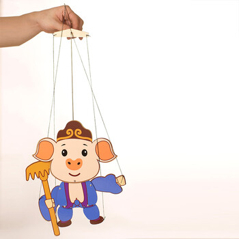 非遗提线木偶孙悟空齐天大圣幼儿园玩具人偶儿童生日礼物蒙氏教具