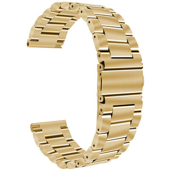 表带金属磁吸适用gt3watch3pro三星ecolor2金色三株钢带三星gear