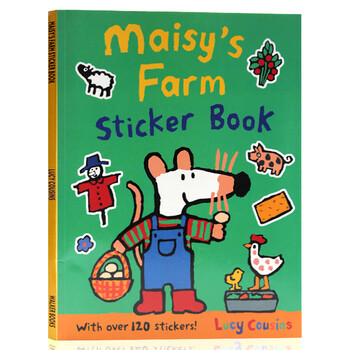 maisys farm sticker book小鼠波波的农场 贴纸书 英文原版绘本 超过
