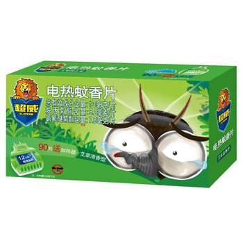 超威(superb)电热蚊香片 90片 1个加热器家用插电式宿舍卧室电蚊香片