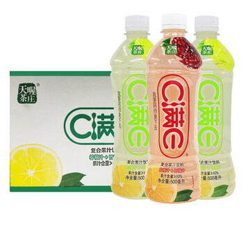 哲聪茗仟天喔茶庄c满e天喔茶庄c满e500ml15饮料果汁复合柠檬汁水蜜