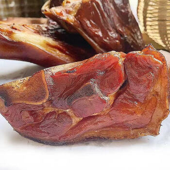 湖南特产猪脚猪肘子腊肘子猪蹄土猪腊肉烟熏腊肉 腊肘子(1斤)仅烟熏