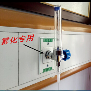 登月墙壁式氧气吸入器中心供氧氧气管道流量表湿化瓶 医院墙式(雾化