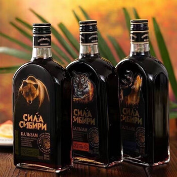 洋酒俄罗斯原装原瓶滋补养生酒虎鹿熊配置酒鹿头酒1瓶