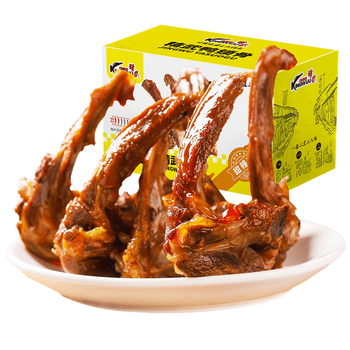 精武鸭锁骨卤味零食鸭锁骨180g/盒甜辣味麻辣即食食品 180g*3盒甜辣味