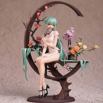 oimg古风旗袍初音未来韶华二次元周边动漫美少女摆件模型生日礼物