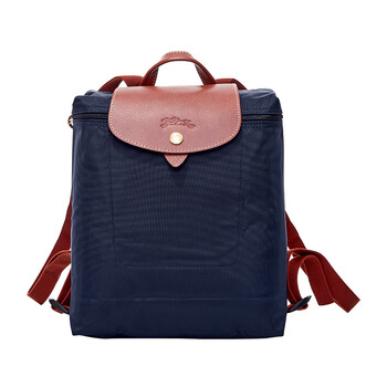 珑骧(longchamp)女士海军蓝色织物可折叠双肩背包l1699 089 p68