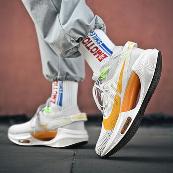 hkfi飞马37双碳板跑步鞋男2023夏季新款防滑耐磨缓震运动 米黄 37