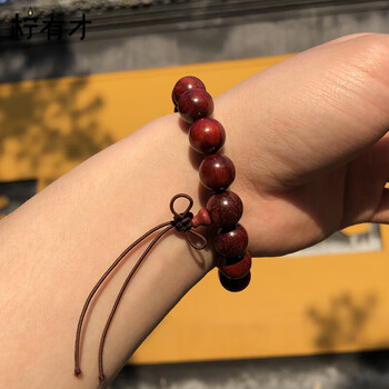 珠佩丽杭州灵隐寺法喜寺18籽佛珠挂件手串十八籽木诵经手链念珠檀