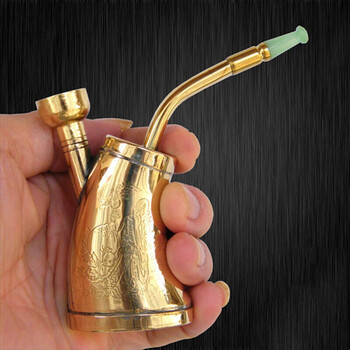 金泰烟具纯铜水烟斗便携式水过滤烟筒男女士粗中细支烟水烟袋锅便携式