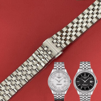 圣贝奇适天梭1853钢带宝环系列t108原表 银色(质保一年)