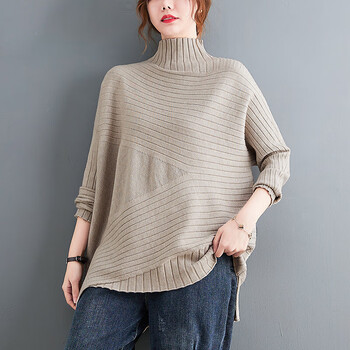 品抉冬季毛衣女加厚高领200斤加绒小个子秋冬天穿的大号码装上衣秋款