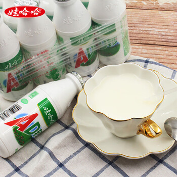 娃哈哈ad钙奶24瓶装整箱儿童怀旧哇哈哈夏季乳酸饮料食品批小瓶ad100g