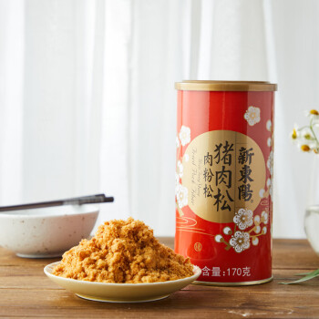 新東陽猪肉松 170g 罐装 零食早餐配粥寿司烘焙老上海味道