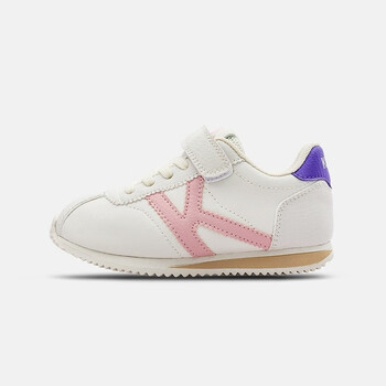 kappa kids卡帕童鞋儿童鞋男童运动鞋子简约经典休闲鞋女童跑步鞋 米