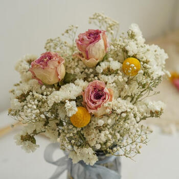 杞沐满天星玫瑰雏菊干花花束云南天然风干真花家居装饰摆件黄金勿忘我客厅摆件工艺品轻奢型玄关现代简约苏醒满天星不带瓶 图片价格品牌报价 京东