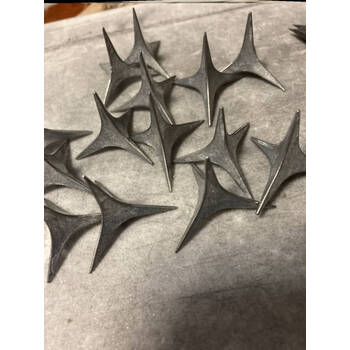 汽车胎三叉钉专用围院墙钉子不倒钉四角钢刺钉三角钉扎地刺超尖 高