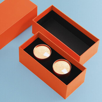 伴手礼小号茶叶盒礼盒装空盒便携通用定制小泡袋小茶叶盒罐创意包装盒