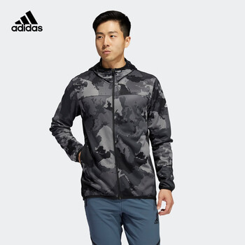 adidas阿迪达斯官网男装运动健身夹克外套GC8266 淡灰A/M(175/96A)【图片价格品牌报价】-京东
