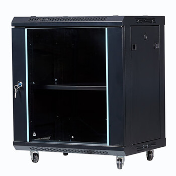 定制定制网络小机柜12u墙柜6u小型机柜壁挂式0.