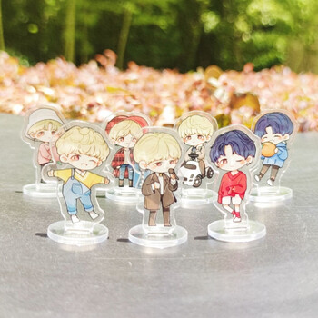 立牌偶像练习生justin蔡徐坤现货站牌周边亚克力q版应援物 黄明昊8 cm