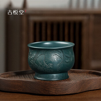古悦堂 宜兴原矿紫砂杯手工名家陈富才主人杯品茗杯功夫茶具套装茶杯