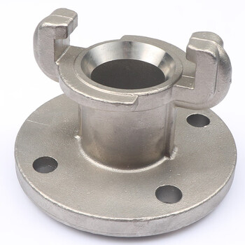 槽车卸液 软管 不锈钢羊角快速接头dn40 低温液体接头铜垫圈 法兰式