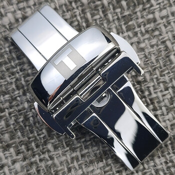 天梭表带扣原装蝴蝶扣   天梭皮带蝴蝶扣1853t035精钢卡扣t099手表带