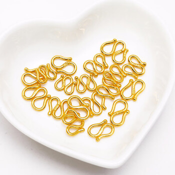 美到醉(meidaozui)520礼物送男女友鑫诚黄金手链项链扣999足金s扣m扣w