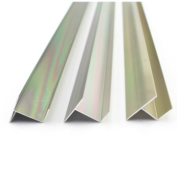 公共卫生间隔断配件 隔断铝材h型门档边 门边条门缝条 18厘红古门当