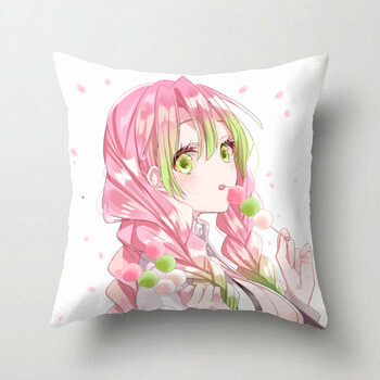 津仁妤弥豆子抱枕寺蜜璃沙发方形枕头靠垫鬼灭之刃周边 甘露寺吃丸子