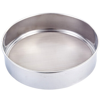 过滤网筛超细家用不锈钢筛网烘焙工具手持60目粉过筛器40目不锈钢15cm