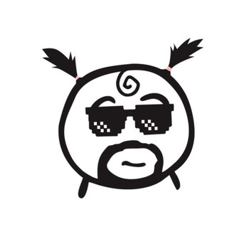 抖音同款汽车贴纸个性网红阿呆车贴后视镜侧窗搞笑油箱盖装饰贴纸