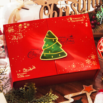 法漫玫圣诞礼盒空盒大号生日礼物包装盒男生礼物盒子苹果盒圣诞节礼品