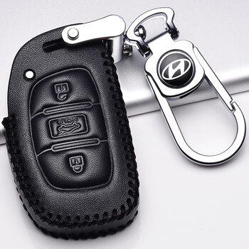 1620年北京现代领动钥匙套专用1918款领动钥匙包全包扣a款黑色扣一键