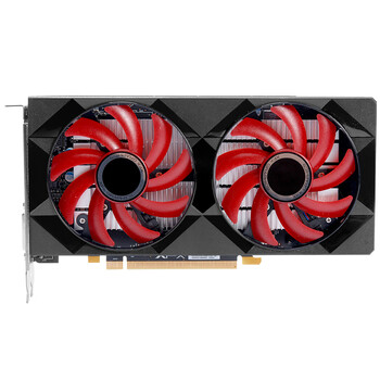 讯景(xfx)rx 550 2g 黑狼版 128bit gddr5 双风扇台式机游戏独立显卡